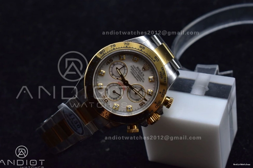 SS Best YG V Bracelet Daytona Mother Of SA4130 1:1 Dial White Diamond Durable 116503 Clean Pearl Edition on 740 0806